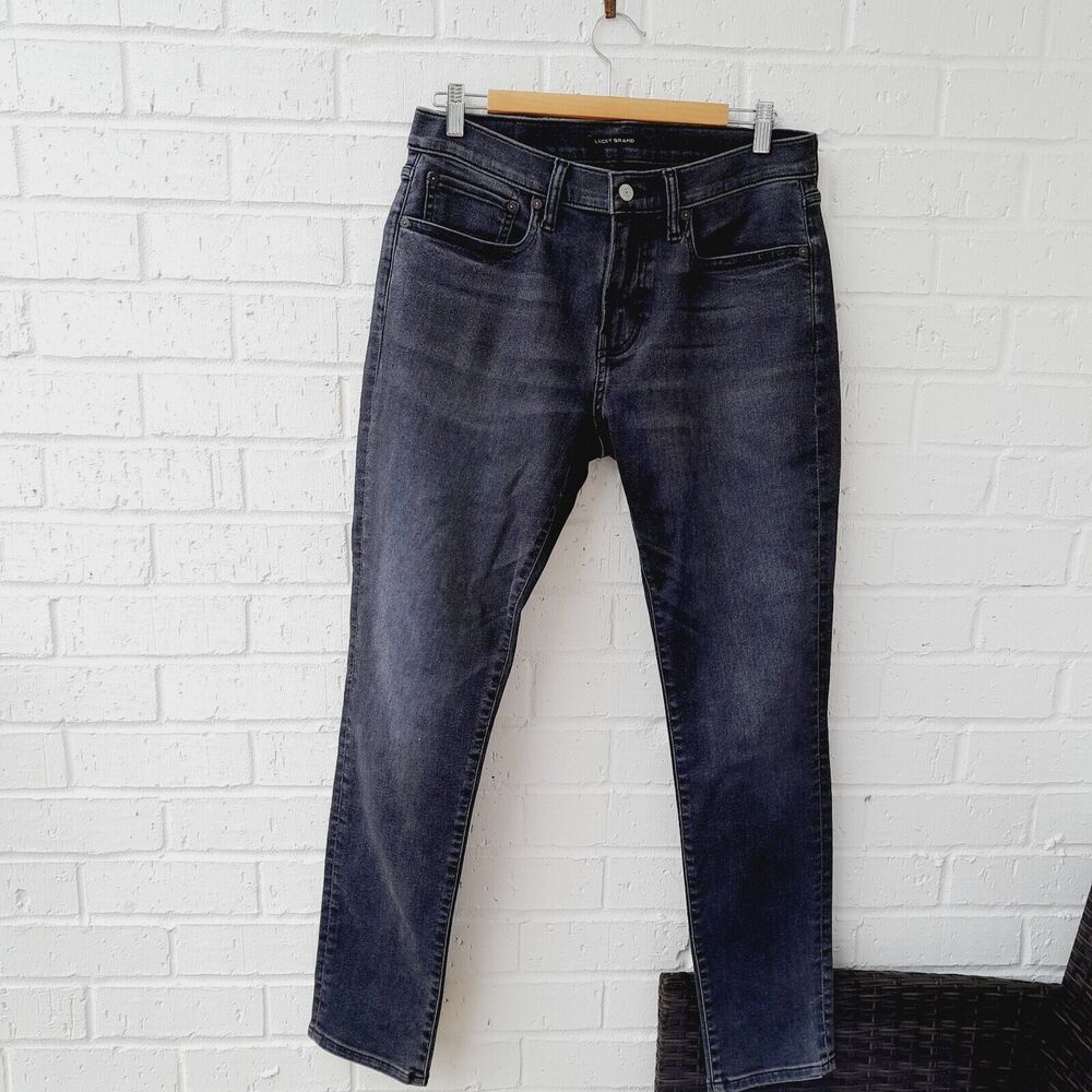 Lucky Brand Jeans Grey Denim 100 Skinny Advanced Stretch Actual 32x…
